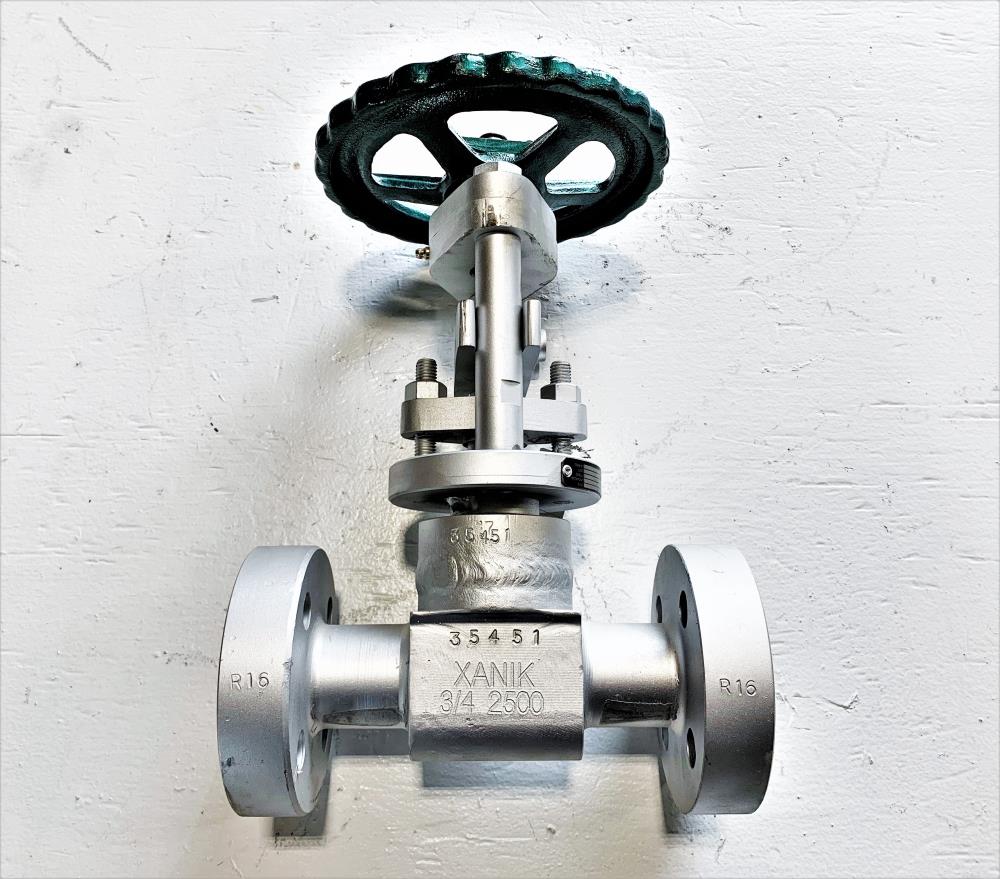 Xanik 3/4" 2500# A105 Gate Valve, Fig# 3/4"-5S25J-B105-5-R-H